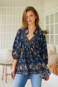 Boheme Blouse ~ Adeline print