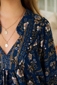 Boheme Blouse ~ Adeline print
