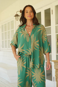 Stevie Shirt ~ Island Luxe Print