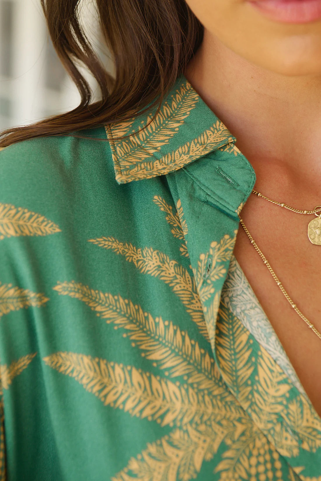 Stevie Shirt ~ Island Luxe Print