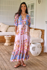 Tessa Maxi Dress French Rose Print