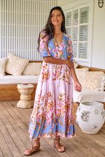 Tessa Maxi Dress French Rose Print