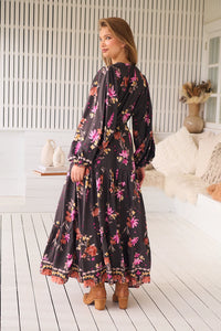 Teresa Maxi Dress ~ Monarch Bloom Print
