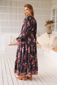 Teresa Maxi Dress ~ Monarch Bloom Print
