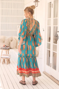 Raya Kaftan Maxi Dress ~ Melody print