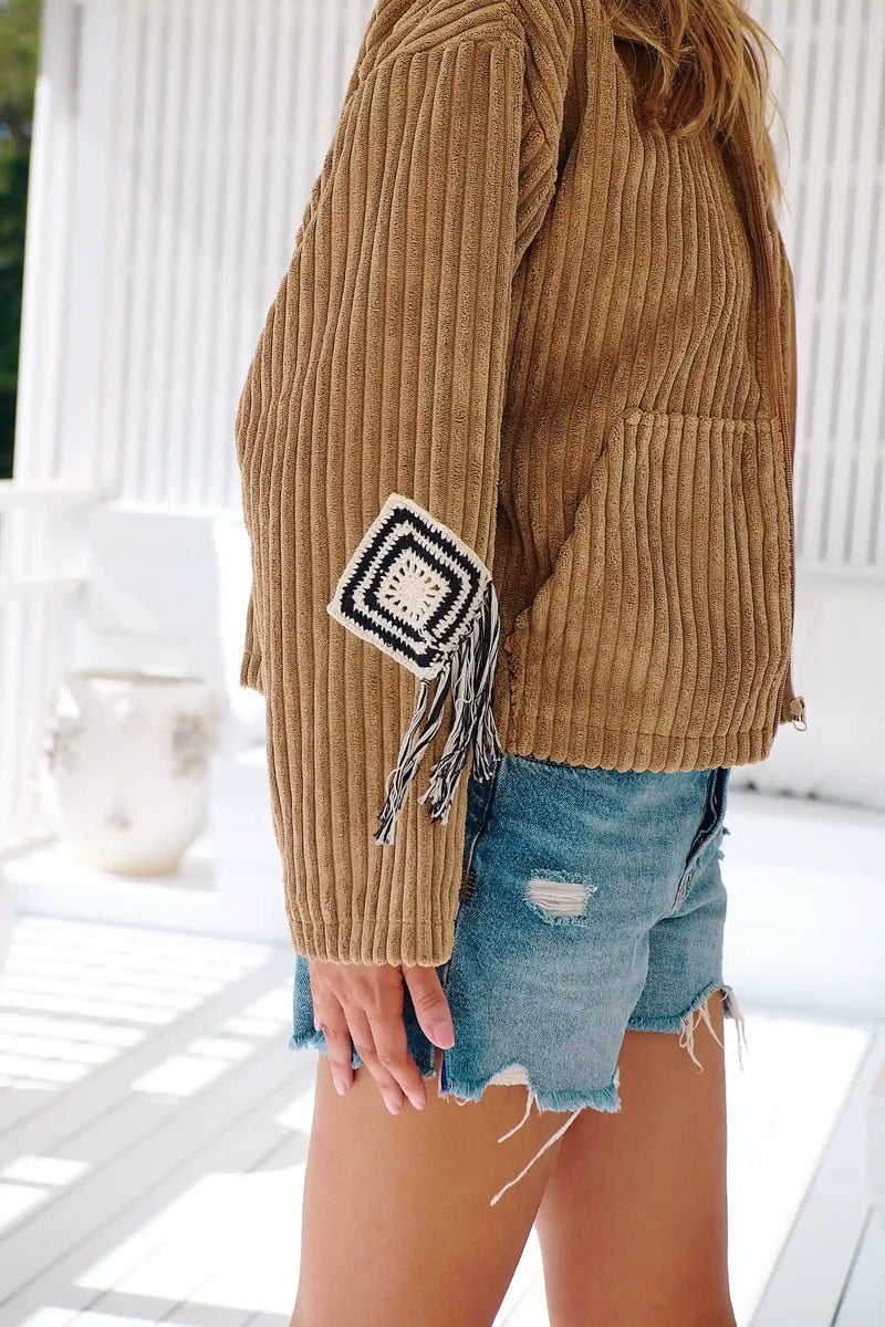 Revival Chunky Corduroy Jacket - Toffee