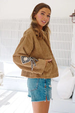 Revival Chunky Corduroy Jacket - Toffee