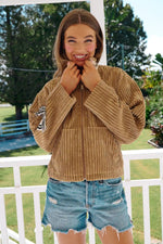 Revival Chunky Corduroy Jacket - Toffee