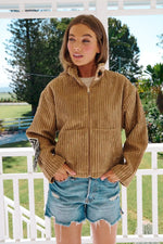 Revival Chunky Corduroy Jacket - Toffee