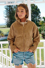 Revival Chunky Corduroy Jacket - Toffee
