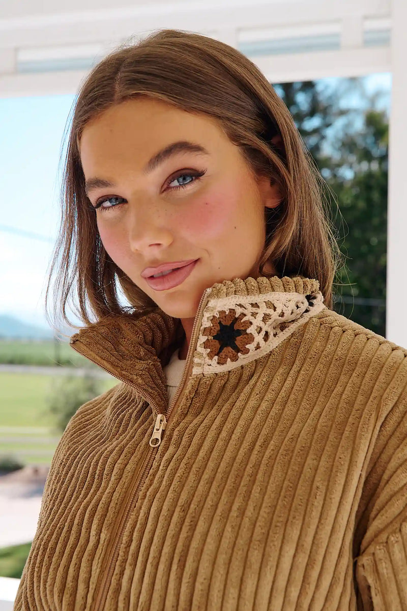 Revival Chunky Corduroy Jacket - Toffee