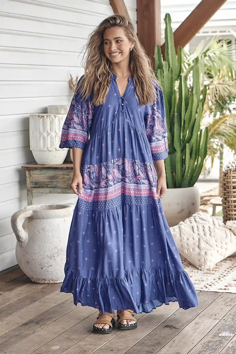 Jazmin Maxi Dress Celestial print