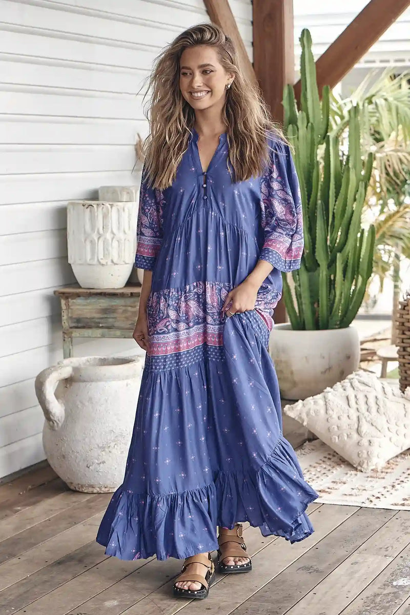 Jazmin Maxi Dress Celestial print