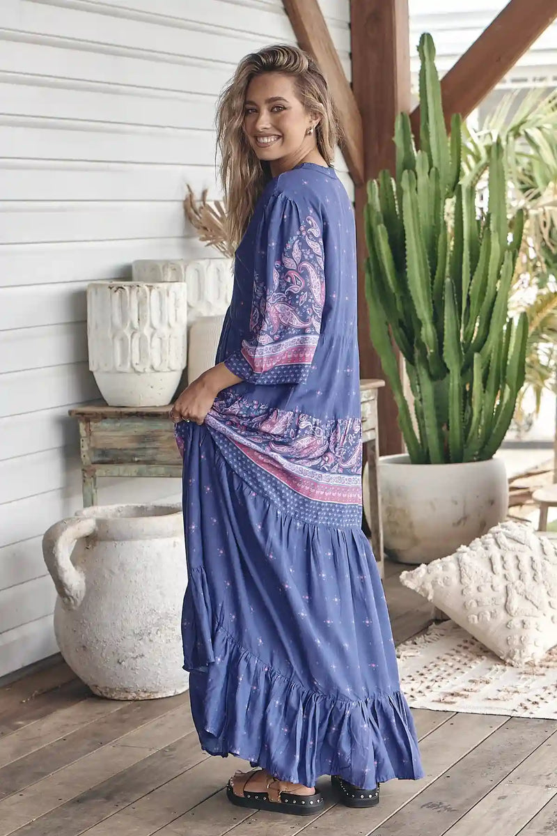 Jazmin Maxi Dress Celestial print