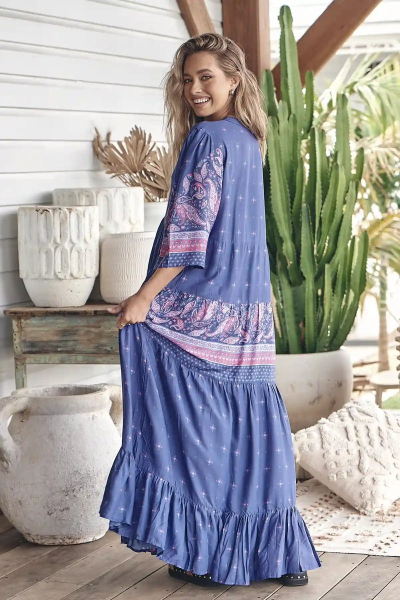 Jazmin Maxi Dress Celestial print