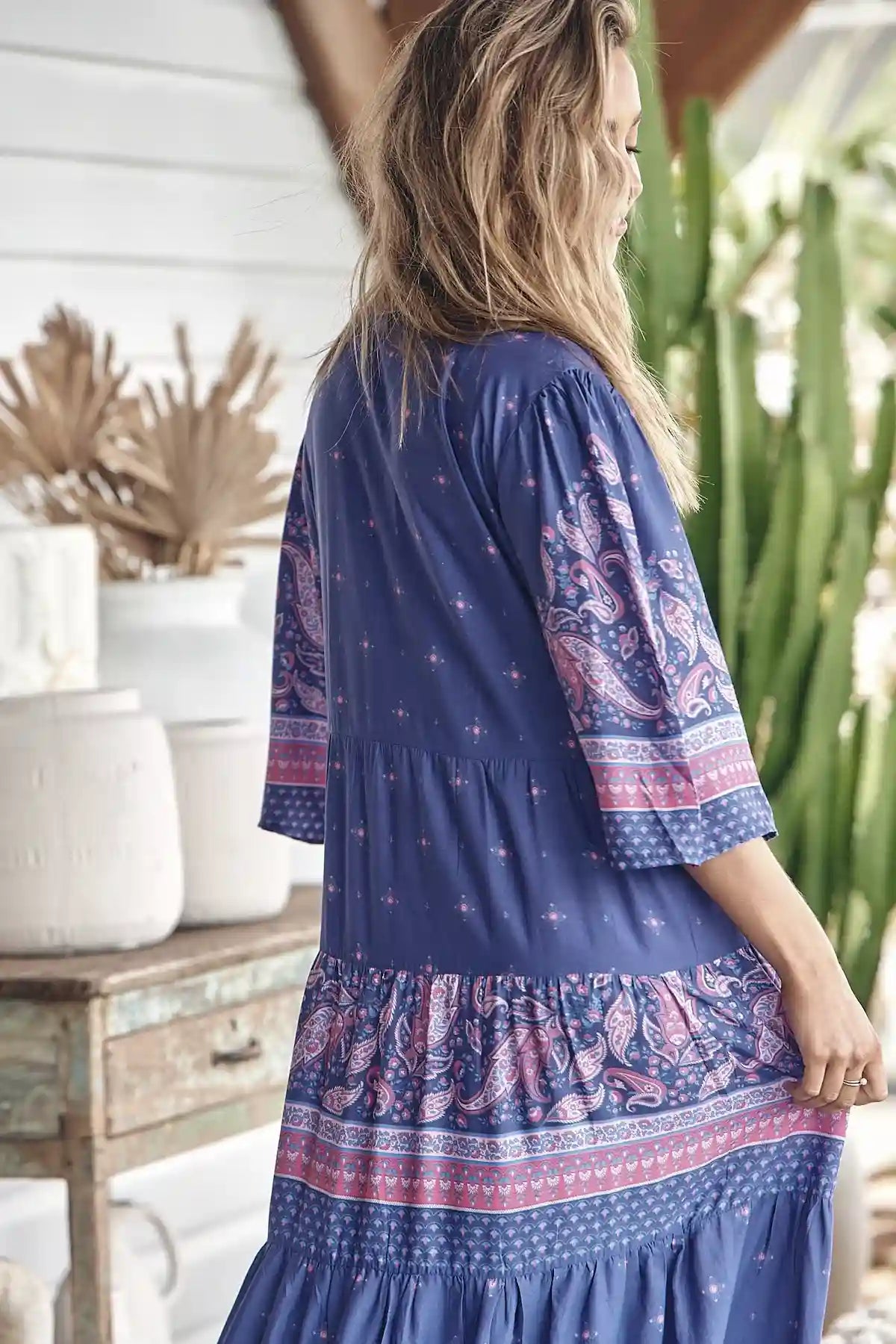Jazmin Maxi Dress Celestial print