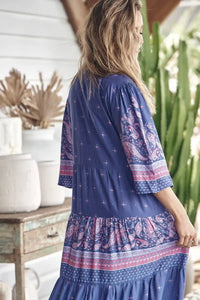 Jazmin Maxi Dress Celestial print