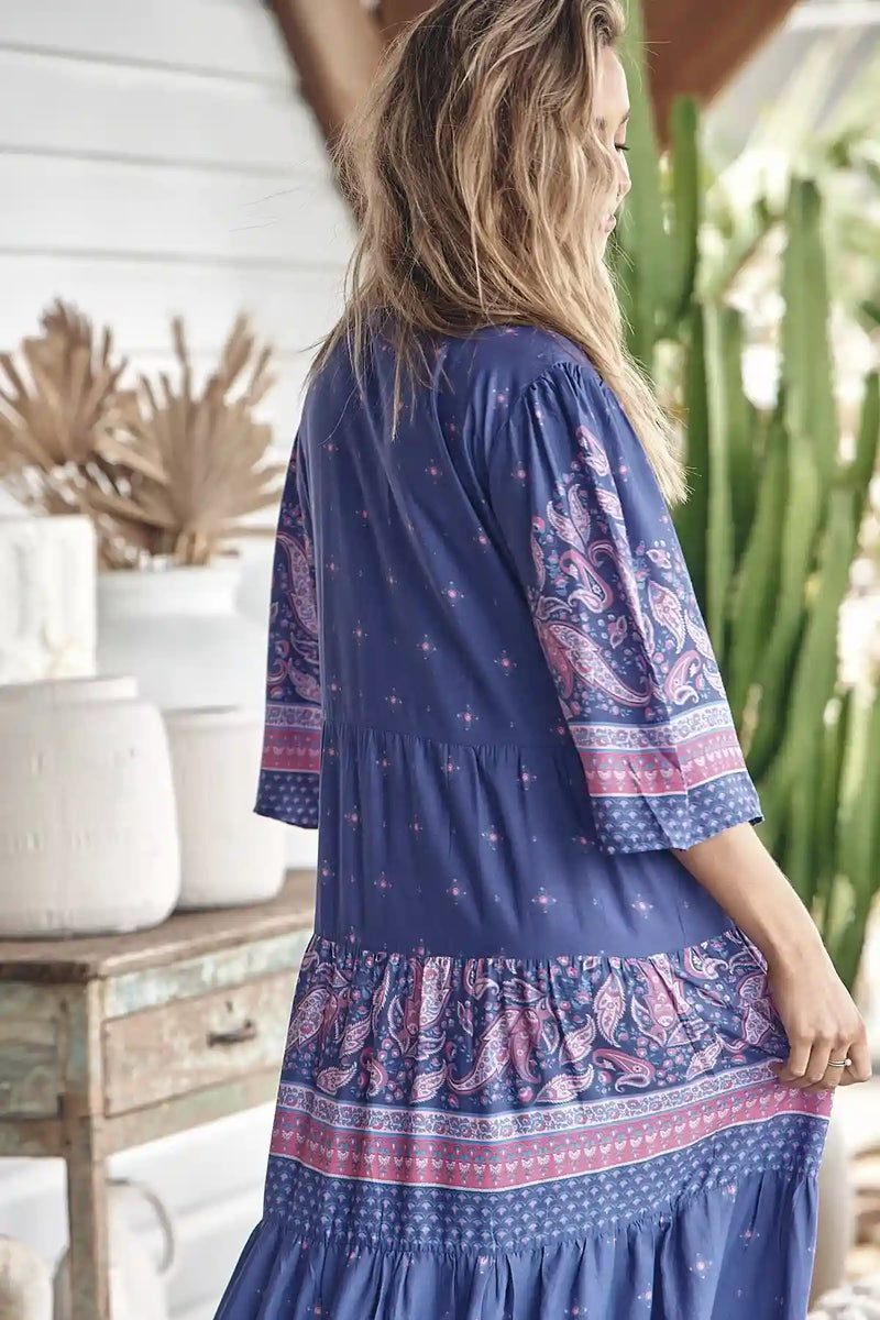 Jazmin Maxi Dress Celestial print