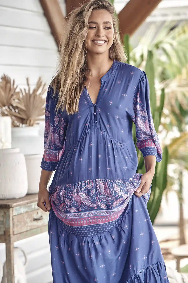 Jazmin Maxi Dress Celestial print