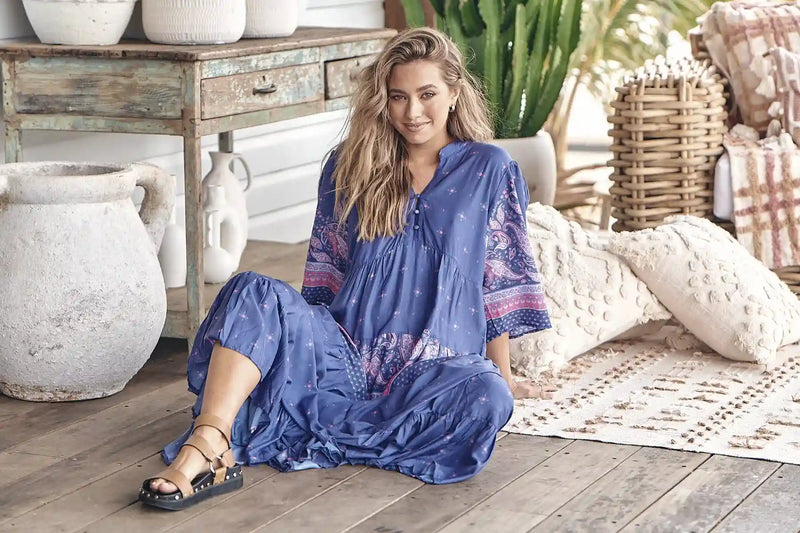 Jazmin Maxi Dress Celestial print