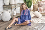 Goldie Mini Dress Celestial print