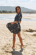 Celine Mini Dress Elements print