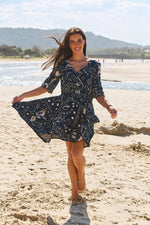 Celine Mini Dress Elements print