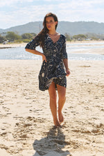Celine Mini Dress Elements print