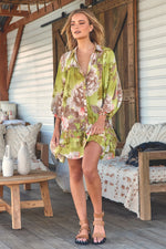 Aimee Mini Dress Mistletoe print