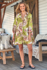 Aimee Mini Dress Mistletoe print