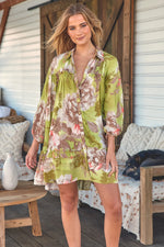 Aimee Mini Dress Mistletoe print