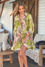 Aimee Mini Dress Mistletoe print