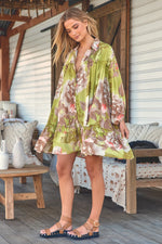 Aimee Mini Dress Mistletoe print