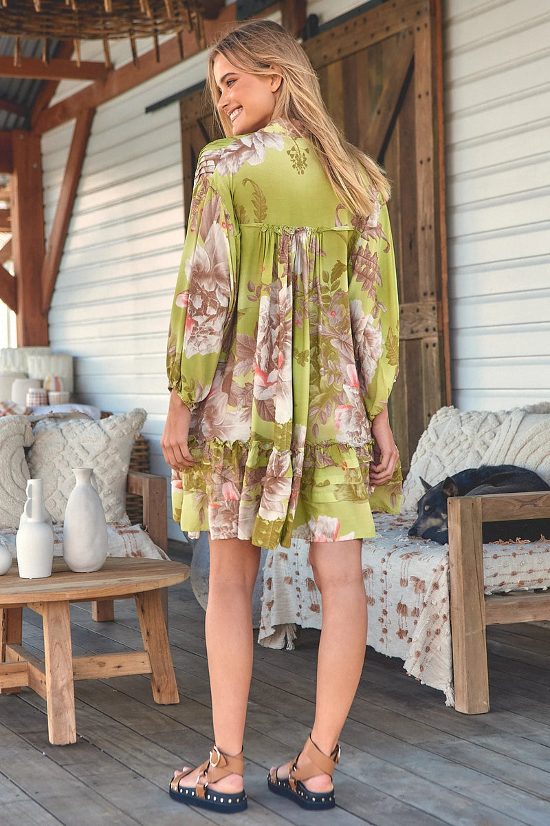 Aimee Mini Dress Mistletoe print