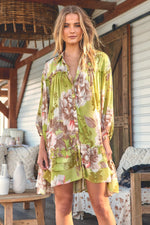 Aimee Mini Dress Mistletoe print