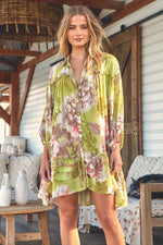 Aimee Mini Dress Mistletoe print