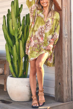 Aimee Mini Dress Mistletoe print