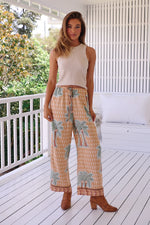 Cici Pants Sahara Sunset print