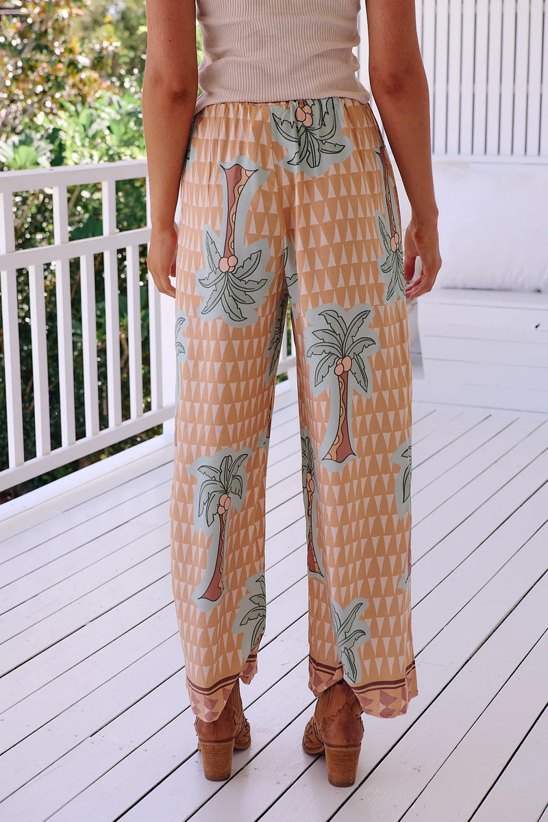 Cici Pants Sahara Sunset print