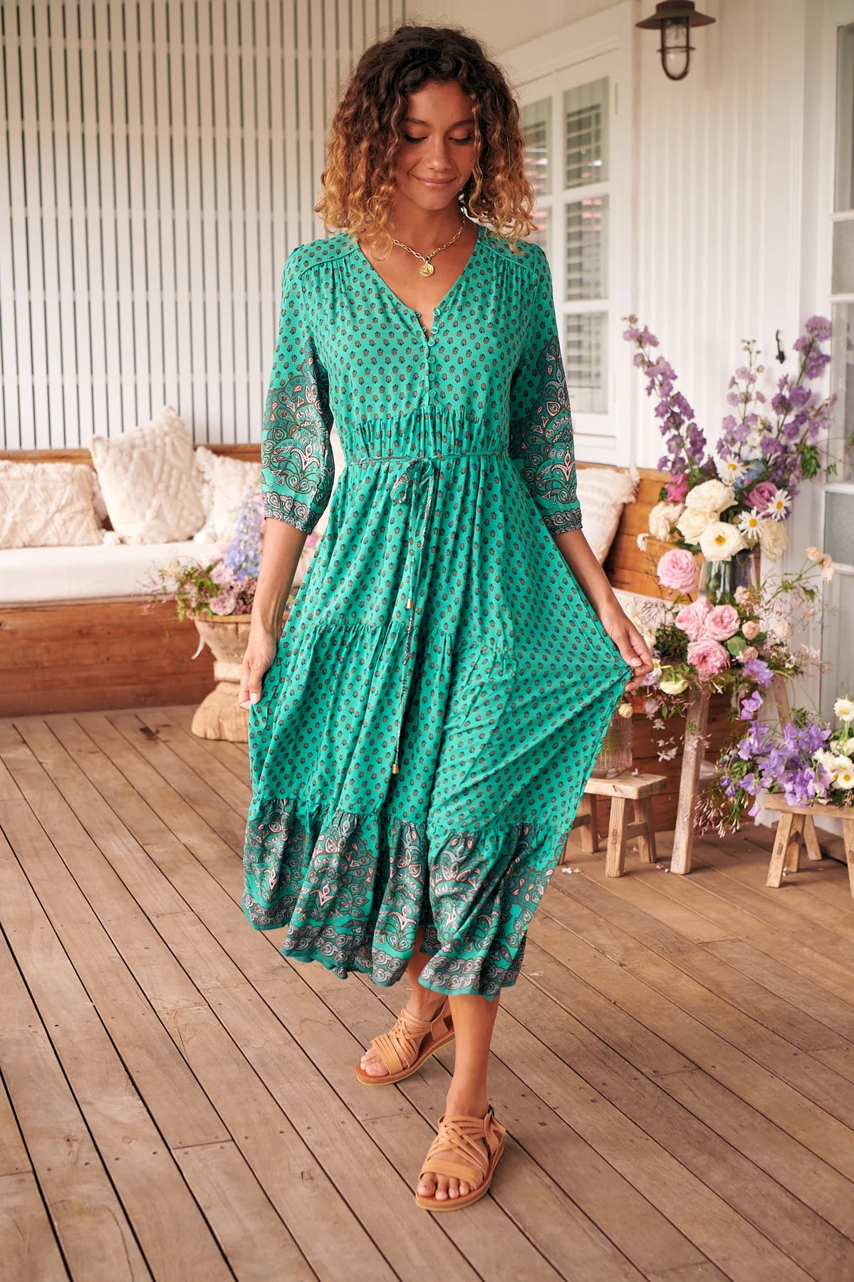 Eve Midi Dress Akira Print