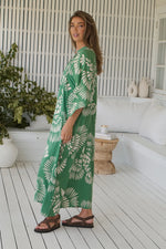 Bree Kaftan Maxi Dress Canary Island print