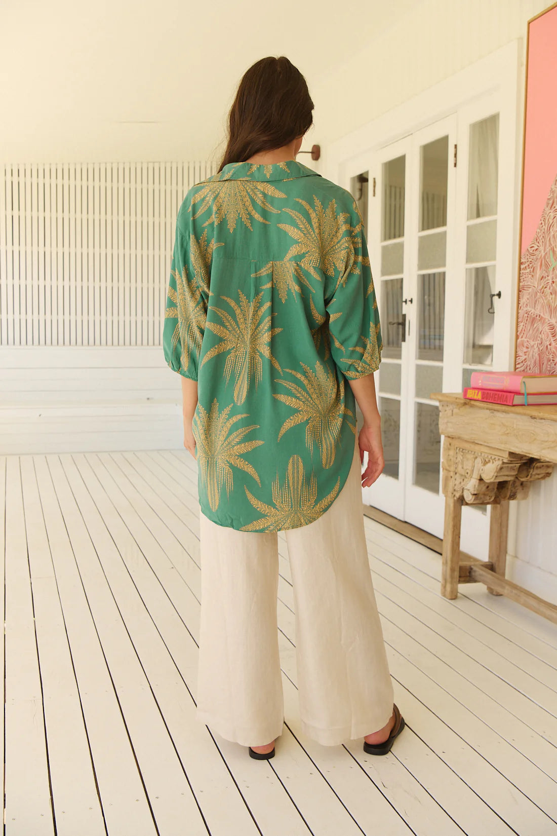 Stevie Shirt ~ Island Luxe Print