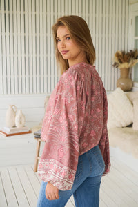 Mahalia Blouse ~ Angelina print