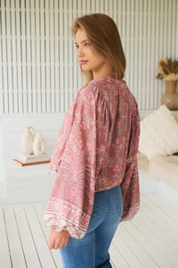 Mahalia Blouse ~ Angelina print