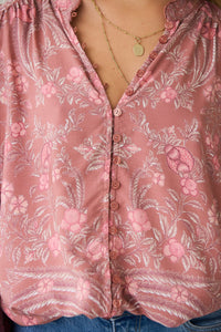 Mahalia Blouse ~ Angelina print