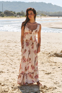 Marielle Maxi Skirt Love Story print