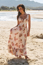 Marielle Maxi Skirt Love Story print
