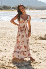 Marielle Maxi Skirt Love Story print