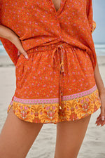 Charlie Mini Shorts Summer Solstice Print