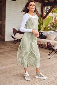 Laylunah Midi Slip Dress Addi Print Kenzie Tenzie